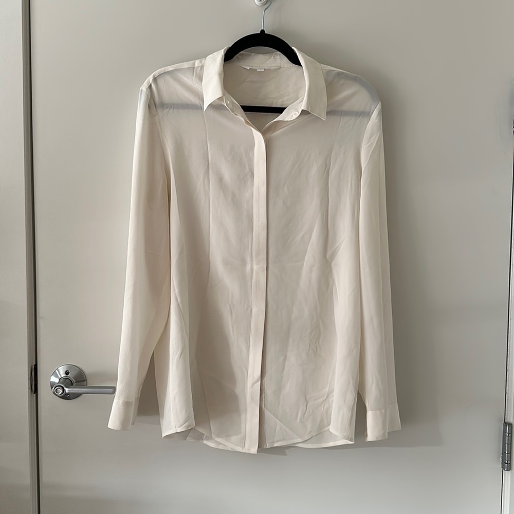 WALTER BAKER Silk Blouse in White